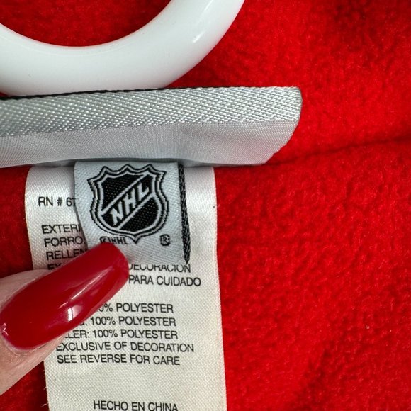 VTG Reebok NHL New York Rangers Embroidered Park Jacket Youth Size XL 18-20 Blue - Picture 13 of 16